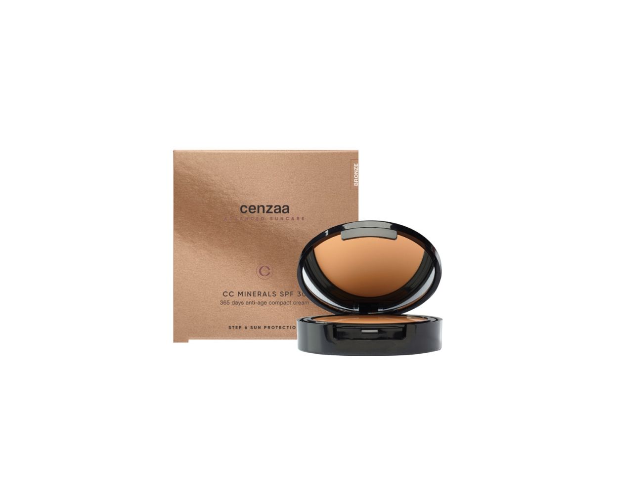 Cenzaa CC MINERALS SPF 30 - Honey Velvet Finish